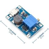 Ahl Shop MT3608 2A Yükselteç Dc-Dc Aşamalı Güç Modülü Micro USB Çıkışlı - Abanoz
