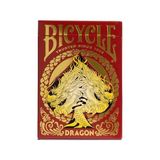 Ahl Shop Red Dragon Altın Folyo Premium Oyun Kartları, 1 Güverte - 01-Siyah