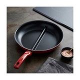 Ahl Shop Redio Cingöz Tava - Yanmaz Yapışmaz Kırmızı Pankek, Krep ve Yumurta Tavası (30 Cm)