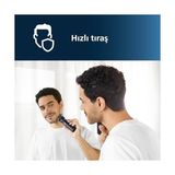 Ahl Shop S1885/00, Islak ve Kuru Elektrikli Tıraş Makinesi, Powercut Bıçaklar, 35 Dakika Kablosuz Kullanım, Ipx7 Su Geçirmez
