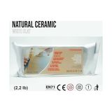Ahl Shop Seramik Kil Hamuru, Beyaz 1000 Gr(1 Kg) Fırınlamaya Gerek Olmayan Güzel Sanatlar Figür Heykel Modelleme Oyun ve Montessori Sınıfları Için Toksik Olmayan Doğal Kil - 0-Kahverengi - 0,60 x 19 x 29 cm