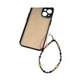 Ahl Shop Sitrin Doğal Taş Telefon Charm – Hematit Detaylı Kırmızı Ipli El Yapımı Telefon Askısı | iPhone ve Tüm Telefonlarla Uyumlu | Hediye Kutulu Telefon Süsü - 22-24 cm - Sevgiliye Hediye