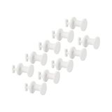 Ahl Shop Skadıs Mini Plastik Itme Kancası (Skadıs Pegboard Için Uygundur), Beyaz, 19 Mm, 205.198.88-10'LU Paket - 00 Beyaz