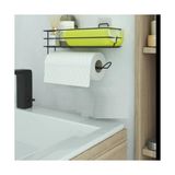 Ahl Shop Yapışkanlı Raflı Havlu Askısı,baharatlık Askısı,kağıt Havlu Askılı Duvar Tipi Baharatlık ve Şampuanlık, Banyo ve Mutfak Için Uygun,delmeden Vidalamadan Kolay ve Pratik Montaj (Havlulukluraf)