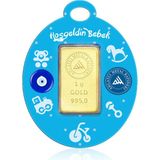 Ahlatcı 1 g 24 Ayar Gram Altın Erkek Bebek