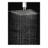 Ahlez 20x20 Cm Paslanmaz Çelik Kare Ultra İnce Tepe Duş Başlığı