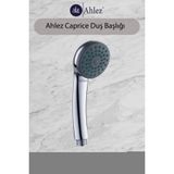 Ahlez Caprice Tek Fonksiyonlu Duş Başlığı El Duşu Modern Tasarım ve ABS Plastik Malzeme ile