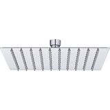Ahlez Paslanmaz 304 Kalite İnce Tepe Duş Başlığı 20x20 cm Modern Tasarım ve Yüksek Basınç