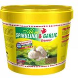 Ahm 3000 gr Marin Spirulina Garlic Sarımsaklı Kova Balık Yemi