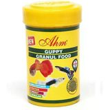 Ahm Guppy Fish Granul Lepistes Balık Yemi 250 Ml