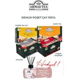 Ahmad Tea 100'LÜ Demlik Poşet Çay 4 Paket Karma 320 G, Rosıe Koku