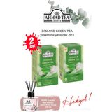 Ahmad Tea 2 Paket Yasemin Aromalı Yeşil Çay 20’li ve Oda Kokusu - Bitki Çayı