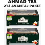 Ahmad Tea 2'li Ahmad Tea Earl Grey 48 Demlik Süzen Poşet Çay 153G x 2 Adet