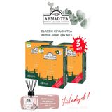 Ahmad Tea 3 Paket Klasik Ceylon Tea 40'lı Demlik Poşet Çay ve Oda Kokusu
