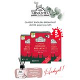 Ahmad Tea 40'lı Klasik English Breakfast 3 Paket Demlik Poşet Çay 80 G ve Oda Kokusu