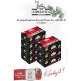 Ahmad Tea 7 Adet English Breakfast Demlik Poşet Çay 48’li ve Rakun Kupa Hediye