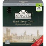 Ahmad Tea Earl Grey 200 gr Bardak Poşet 100 Adet Bergamot Aromalı Siyah Çay Doğal ve Katkısız