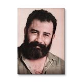Ahmet Kaya - Gülümseyen Portre - Müzik Metal Tablo - Mıknatıslı Montaj - Duvar Dekoru