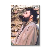 Ahmet Kaya - Taş Duvar Önünde - Müzik Metal Tablo - Mıknatıslı Montaj - Duvar Dekoru