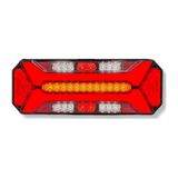 Ahmet Oto Yeni Star Neon Led Stop Lambası Kayar Sinyalli Kamyon-Tır-Dorse-Karavan-Kamyonet 12X24 Volt