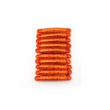 AHMET OTOMOTİV 10 Adet 9 Ledli Parmak Led Lamba Sarı 12v-24v