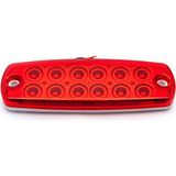 Ahmet Otomotiv 12 Ledli Dekoratif LED Lamba 12VOLT-24VOLT Kırmızı Renk