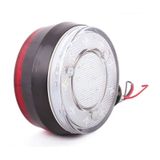 Ahmet Otomotiv 2 Adet Ayna Altı Küpe Lamba 30ledli 12v-24v Kırmızı-beyaz