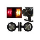 AHMET OTOMOTİV (2 ADET) HORPOL TİPİ FÜME CAMLI BÜYÜK BOY MAXI TAKOZ LED LAMBA SARI-KIRMIZI