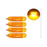 Ahmet Otomotiv 4 Adet Sarı-turuncu Tombul Led 9 Ledli 12v-24v