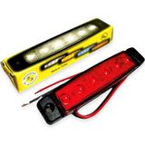 Ahmet Otomotiv 6 Ledli Kırmızı Parmak LED Lamba Basamak Aydınlatma Yüksek Parlaklık Özelliği