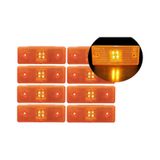 Ahmet Otomotiv (8 Adet) Side Marker LED Lamba Sarı 12VOLT-24VOLT