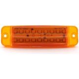 Ahmet Otomotiv Çift Sıra Parmak Led Lamba 18 Ledli Sarı 12/24 Volt