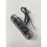Ahmet Otomotiv Demmon 12V-24V Kırmızı Renk LED Parmak Lamba Yüksek Parlaklık ve Modern Tasarım