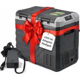 Ahmet Otomotiv Demmon 50 Litre Çift Kapak Oto Buzdolabı 12V 24V 220V Adaptör Hediyeli