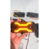 AHMET OTOMOTİV FÜME DARK MODEL SARI-TURUNCU LED LAMBA