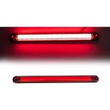 Ahmet Otomotiv Kırmızı Renk Parmak LED 24CM 15 LED Su Geçirmez Özellikli 12V-24V
