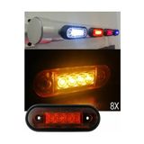 AHMET OTOMOTİV KROM BORU LEDİ SARI RENK 12V-24V