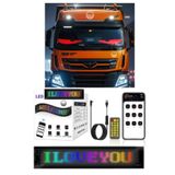 AHMET OTOMOTİV LED MATRIX PANEL CAMA YAPIŞAN TELEFON KONTOLLÜ UZAKTAN KUMANDALI KAYAN YAZI 12CM x 60CM