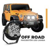 Ahmet Otomotiv Off-road Projektör Shooter Led Lamba Beyaz 5 İnç Çakarlı