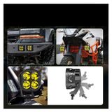 Ahmet Otomotiv Off Road Ve Arazi Aracı 3 İnç Amber Sarı Renk Çalışma Ve Sis Lambası Motosiklet