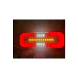Ahmet Otomotiv Yeni Star Neon LED Stop Lambası Kayar Sinyalli Kamyon-Tır-Dorse-Karavan-Kamyonet 12X24 Volt