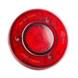 Ahmet Otomotiv Yuvarlak Uyumlu Otobüs-Minibüs Stop Lambası 19 LED 12/24V Kırmızı/kırmızı