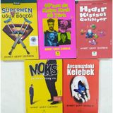 Ahmet Şerif Izgören 5 Kitap Süpermen Veuğurböceği+Moks+Hıdır Kişisel Gelişiyor+Avucumuzdaki Kelebek+40'ınında Kulpu KIRIK40 Türk
