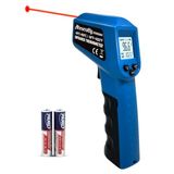 AHOSOUTLY Kızılötesi Termometre Sıcaklık Tabancası -50℃ ~ 380℃ (-50℃ ~ 380℃) Temassız Anında Okunan Dijital Lazer Kızılötesi IR Termometre Arka Aydınlatmalı (Mavi)