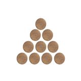 AHS Ahşap Supla Levha 10 Adet 3 Mm Ham Mdf 10 Cm Çap Yuvarlak Bardak Altı