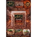 AHS Pomza 6-12mm 2 Kg 4 Litre Yanardağ Taşı Kırığı Kırmızı Akvaryum Teraryum Volkanik Ponza Taşı Cürüf