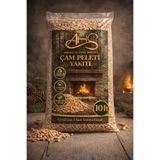 AHS Premium Yüksek Isı Verimli Düşük Küllü Doğal Yakıti A1 Kalite Dumansız %100 Çam Peleti Yakıtı 5 Kg