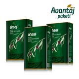 Ahsaf Natürel Sızma Zeytinyağı 3L -Teneke (3'Lü Ekonomik Paket)