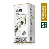 Ahsaf Soğuk Sıkım Natürel Sızma Zeytinyağı 5L -Teneke