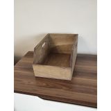 Ahşap 45lik Plak Sandığı - Organizer Kutu - Wooden 45 Record Box Ceviz